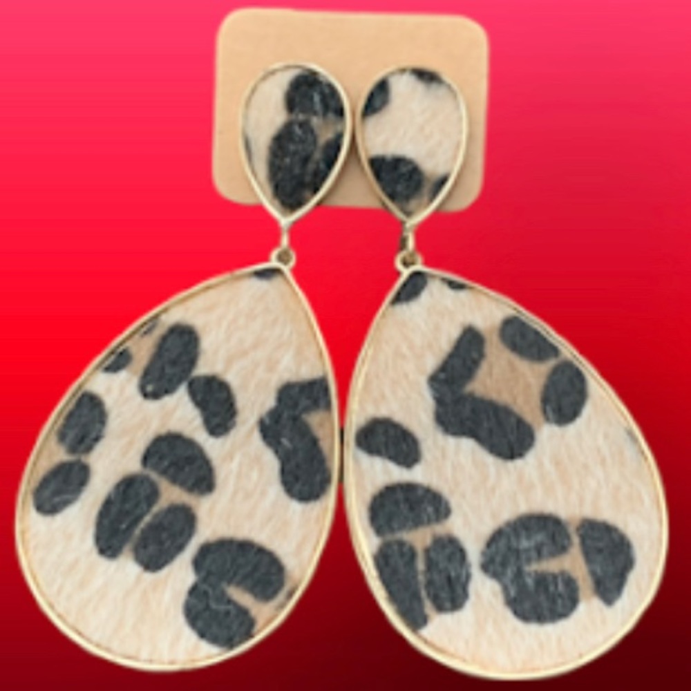 New Animal Print Earrings